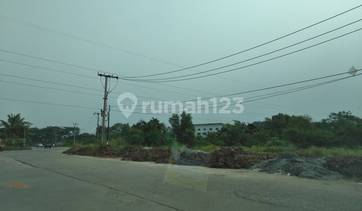 Tanah msk kontainer dkt akses tol di Bantar Gebang, Bekasi. 0813