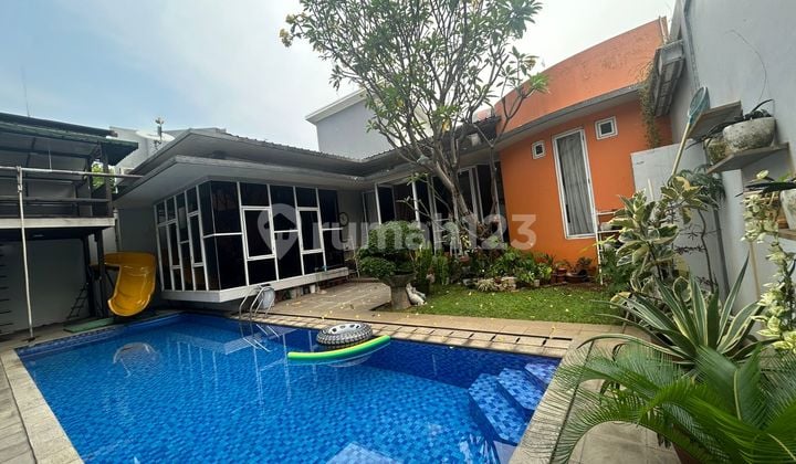Rumah Mewah Ada Swiming Pool Dalam Komplek Elit One Gade Sitem Kapling Al Pndok Bambu Jakarta Timur