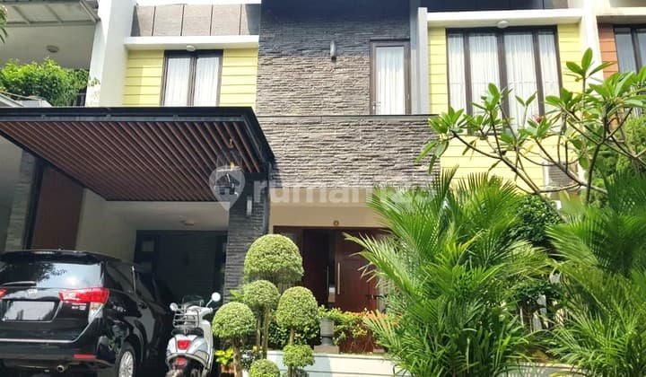 Rumah Furnished Terawat Lokasi Premium Graha Raya