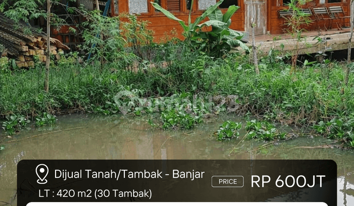 Dijual Tanah/Tambak di Banjaran Bandung, Akses Masuk Menggunakan Motor