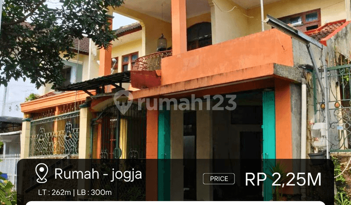 Rumah 2 Lantai di Sleman Yogyakarta Dekat dengan Universitas Ugm