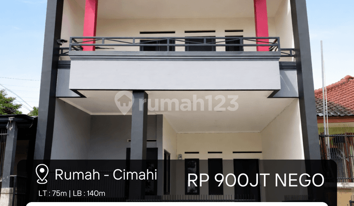 Rumah Mewah di Dalam Komplek Lembah Cimenteng Cipageran, Cimahi Dekat dengan Kawasan Wisata Lembang