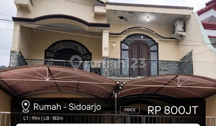 Rumah 2 Lantai di Sidoarjo Dekat dengan Lippo Mall dan Akses Toll