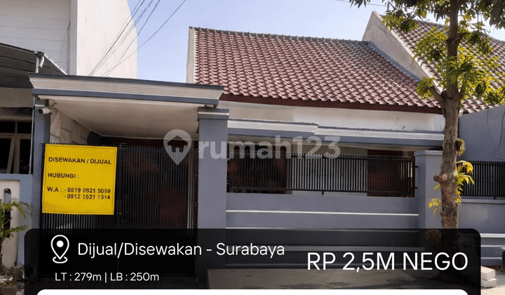 Rumah Murah 1 Lantai di Area Kampus Petra Surabaya