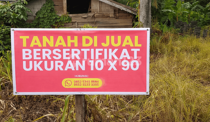 Tanah Siap Bangun Dekat Pusat Kota Tenggarong, Akses Jalan Mudah Menggunakan Mobil