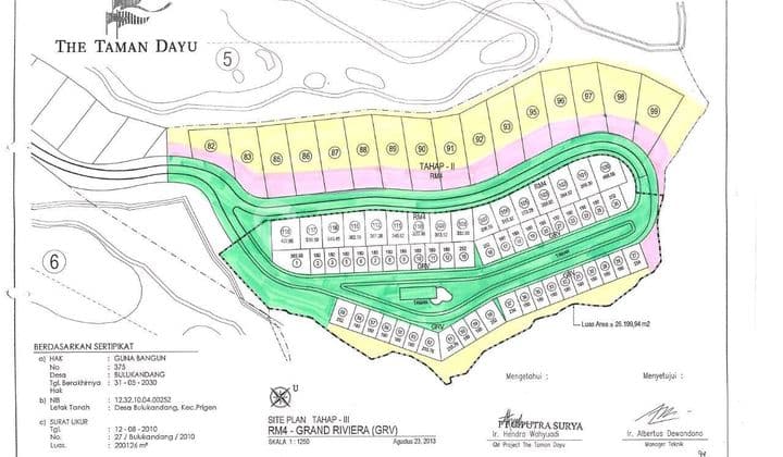 Own Land in Taman Dayu Golf Prigen Pasuruan