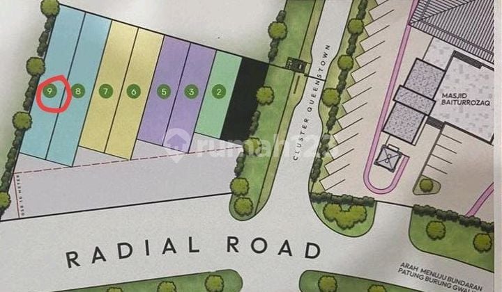 Ca27/9 Tanah Radial Road Citraland Utama Surabaya