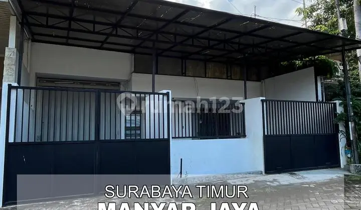 Sangat Murah dan Nego Rumah Siap Huni di Manyar Dekat Pusat Kota Surabaya