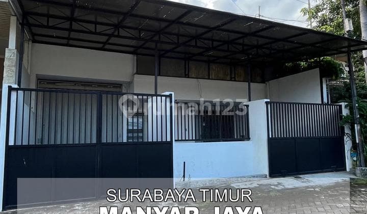 Termurah dan Nego Rumah 2 Lantai di Manyar Jaya Surabaya Timur