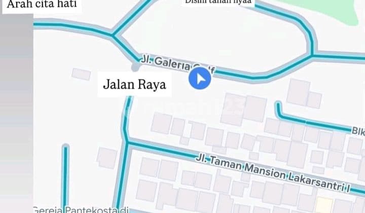 Tanah Kavling Siap Bangun dan Bebas Banjir Nego di Bukit Golf Citraland Surabaya