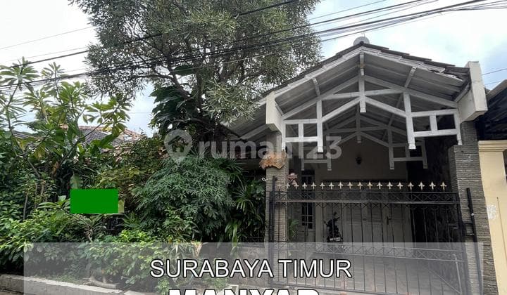 Dijamin Paling Murah Rumah 1 Lantai di Manyar Indah Surabaya Timur