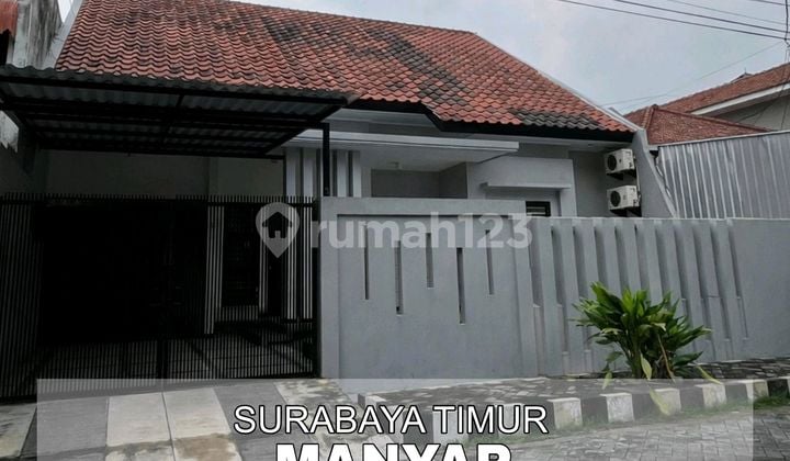 Disewakan Rumah Semifurnished di Manyat Lokasi Dekat Pusat Kota Surabaya