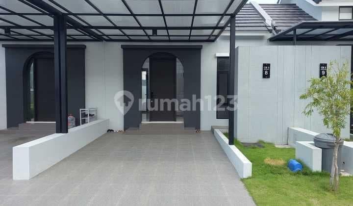 Rumah Cantik 1 Lantai Dekat Jalan Raya Krian- Taman di Citra Harmoni Sidoarjo