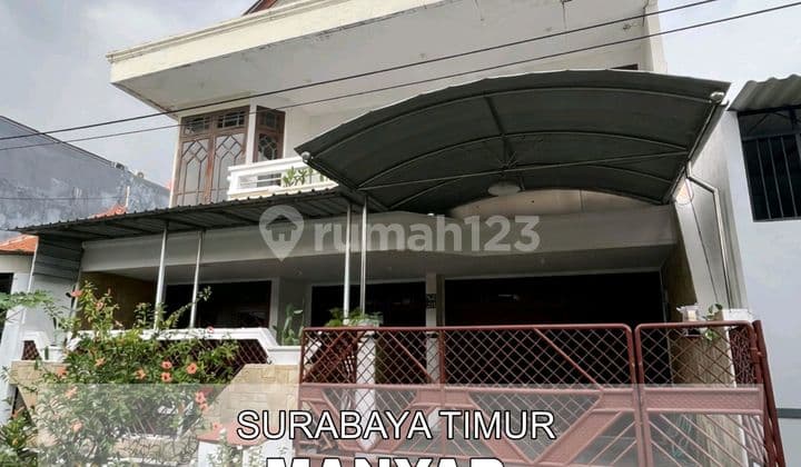 Dijual Cepat Rumah 2 Lantai Sangat Strategis di Manyar Surabaya
