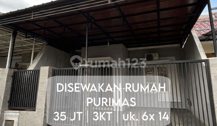 Disewakan Rumah 2 Lantai di Purimas Selangkah ke Universitas Pembangunan Nasional