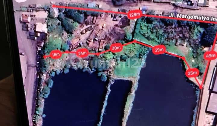Lahan Termurah Nego Tipis di Area Pergudangan Margomulyo Indah