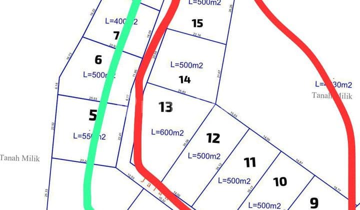 Strategic Land in Pecatu Uluwatu Near the Main Road