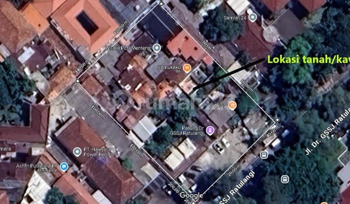 Tanah Strategis Lokasi Premium Cocok untuk Usaha di Pinggir Jalan Raya Menteng - Jakarta Pusat
