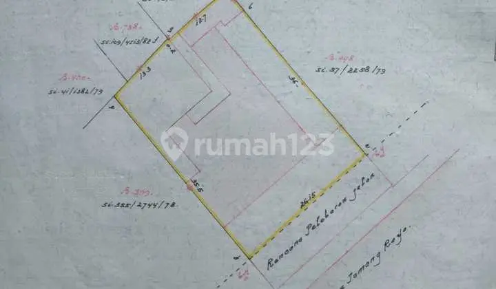 Tanah Luas 936 Meter Lokasi Tomang Jakarta Barat