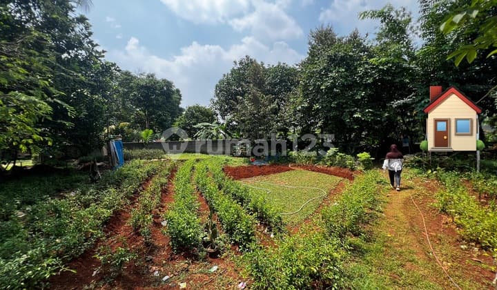 Tanah 595 M2 Pinggir Jalan Masuk Mobil, Dekat Stasiun Dan Tol