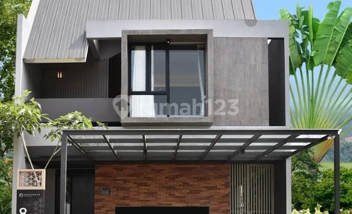 Rumah Modern Ada Kolam Renang & Taman Dalam Rumah. 10 Juta All In