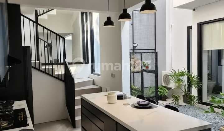 Rumah Bagus Tropical Semi Furnished di Cilandak Pondok Labu Design Aristek Modern
