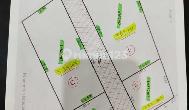 Land for Sale in a Strategic Location in Dramaga, Bogor