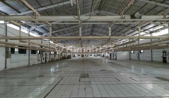 Dijual Cepat Tanah & Bangunan Ex Pabrik Garment di Bekasi Utara