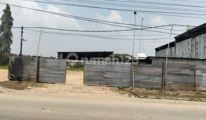 Lahan Strategis Jalan Raya Lemah Abang, Cikarang Utara Kab Bekasi