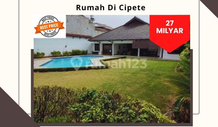 Rumah Asri di Cipete Jakarta Selatan
