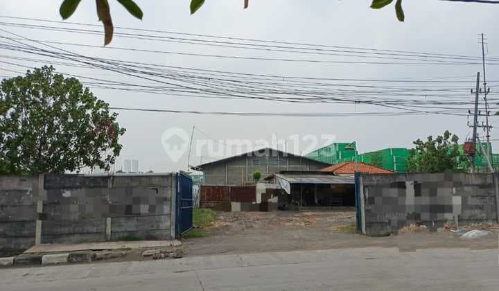 DIJUAL atau SEWA TANAH TAMBAK LANGON BISA DIBUAT GUDANG atau TRANSIT ke PELABUHAN