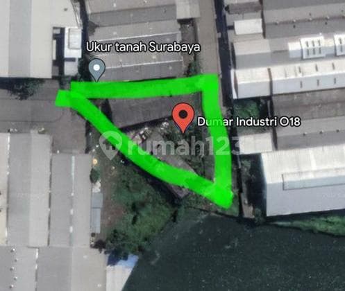 DIJUAL HITUNG TANAH GUDANG DUMAR INDUSTRI DEPAN SURI MULIA MARGOMULYO