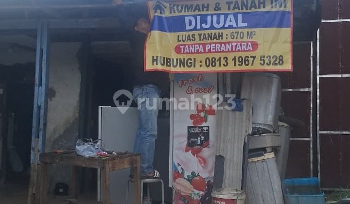 Tanah 670m² Pinggir Jalan Raya Strategis Di Citeureup