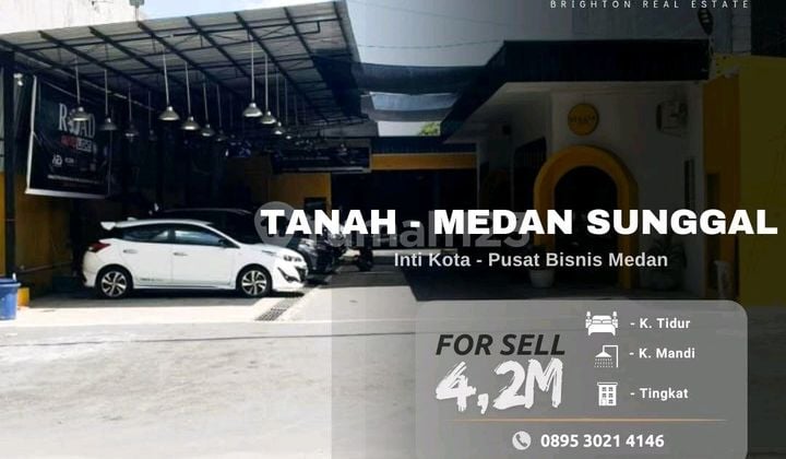 Tanah Dijual - Jl Ringroad Medan Sunggal - Inti Kota