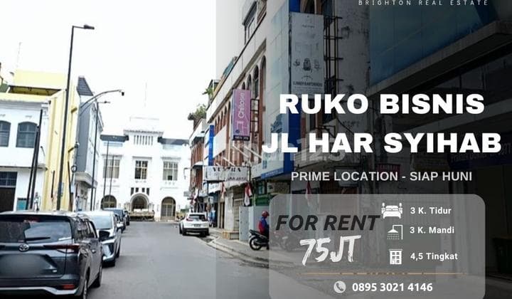 Ruko Bisnis Jalan Har Syibah - Lokasi Super Strategis Medan