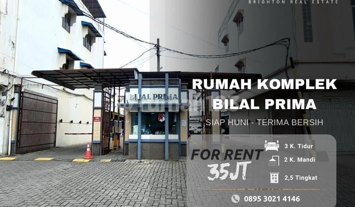 Rumah Komplek Bilal Prima Medan - Siap Huni - Inti Kota
