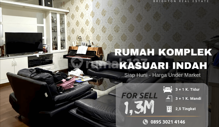 Rumah Konplek Kasuari Indah - Best Price!