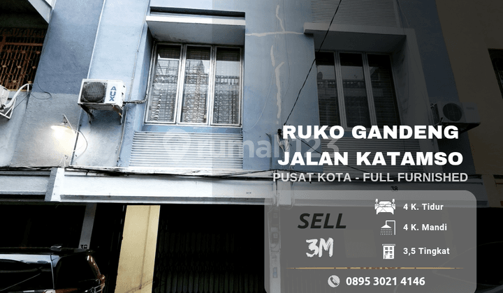 Jual Ruko Gandeng Jalan Katamso Medan - Pusat Kota