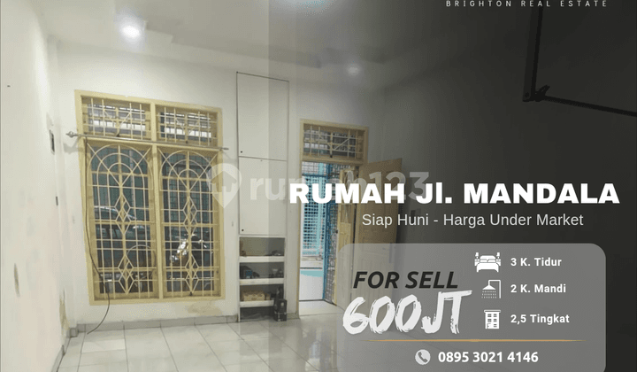Rumah Komplek Jl. Mandala Medan - Under Price