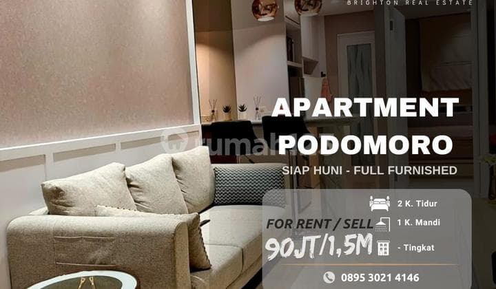 Jual / Sewa Apartemen Podomoro Medan - Full Furnished - Siap Huni