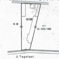 Jual Rumah Hitung Tanah Di Jl Tegalsari