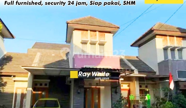 Rumah Cluster 2Kamar Full Furnised Dekat Luwes Gentan Baki Solo