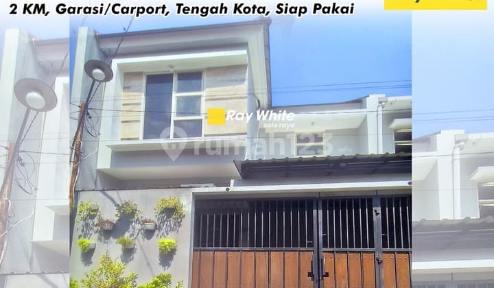 Dijual Rumah 3Kamar 2Lantai Siap Huni di Serengan Solo