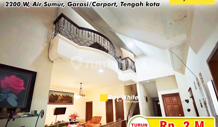 Turun Harga Rumah 5 Kamar Siap Huni Keprabon Banjarsari Solo