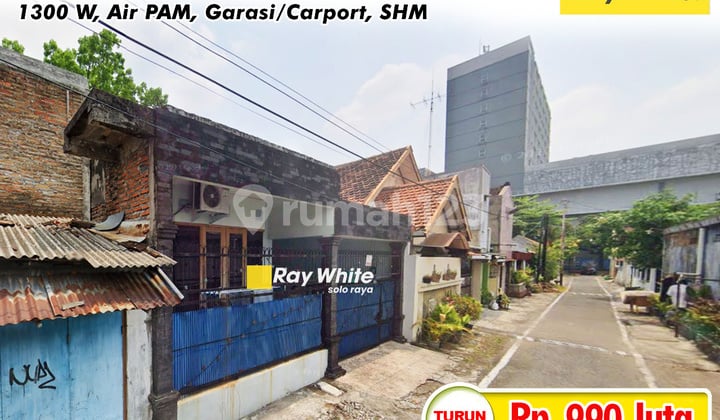 Turun Harga Rumah 3Kamar Siap Huni Dekat Stasiun Purwosari Solo