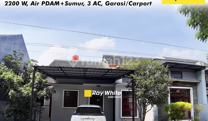 Rumah Cluster 3Kamar Siap Huni Gumpang Kartasura Sukoharjo Solo