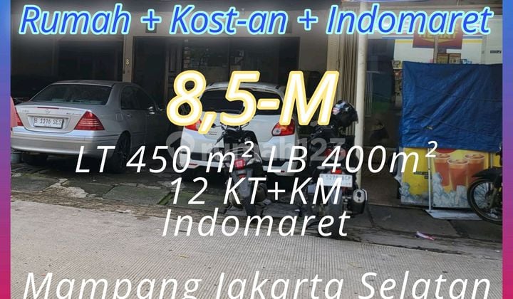 Kost + Indomaret Aktif di Mampang Jaksel