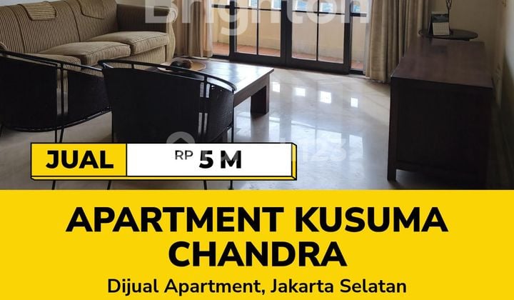 Dijual Apartemen 4 Kamar Tidur Furnished Bagus