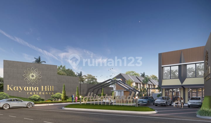 rumah minimalis 1 lantai siap huni dan pinggir jalan raya parung