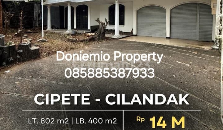 Rumah Lama Hitung Tanah Exclusive Area Cilandak